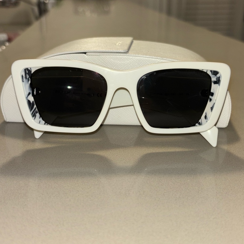 PRADA White Sunglasses